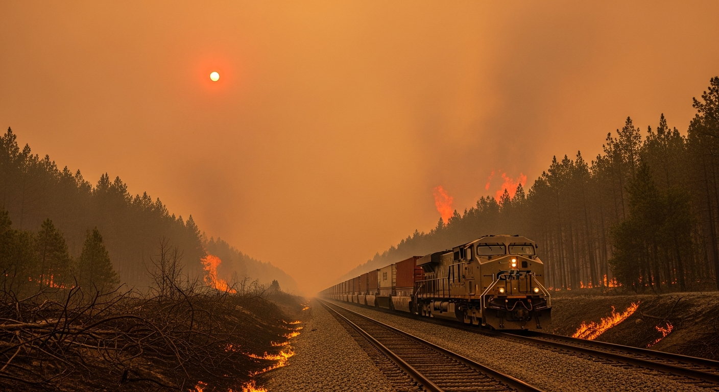 Wildfires and Rail Delays: What Shippers Should Expect on Canadian Rail Networks